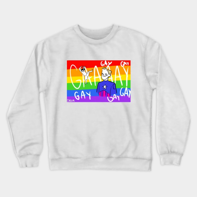 gotta love those gays Crewneck Sweatshirt by caecia